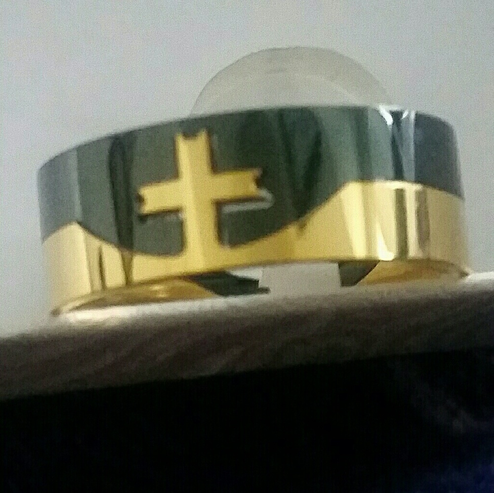 Stainless steel cross ring
